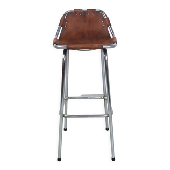 Tabouret de bar en cuir, 1960