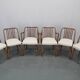 1960s Antonin Suman Set of Six Beech Dining Chairs, Restored