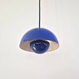 Blue Flowerpot pendant lamp by Verner Panton for Louis Poulsen, Denmark 60s