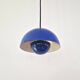 Suspension Blue Flowerpot de Verner Panton pour Louis Poulsen, Danemark, années 60