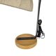 Lampe Massive - Fabriqué en Belgique - bois - métal - textiles - années 80