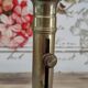 Pusher candle holder on solid brass frame