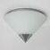 Limburg Glashütte wall ceiling lamp flush mount, 1970s