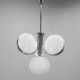 1930s Rare Art Deco Glass Chandelier, Czechoslovakia