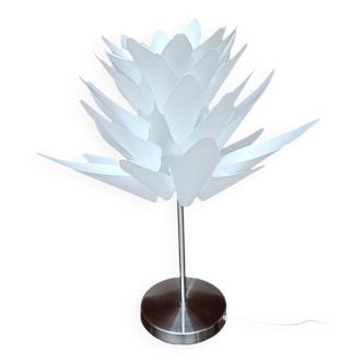 80s lotus flower living room lamp