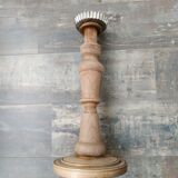 Wooden candle holder