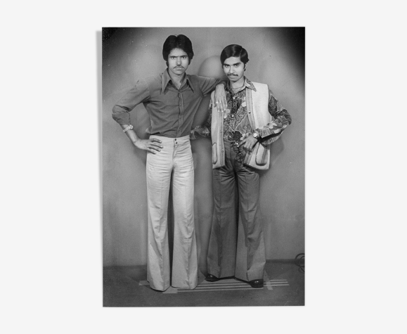 Portrait of two friends in Jaipur