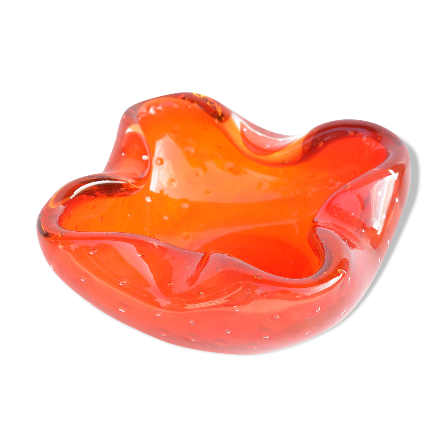 Italian design ashtray Galliano Ferro, Murano Glass of the 1960