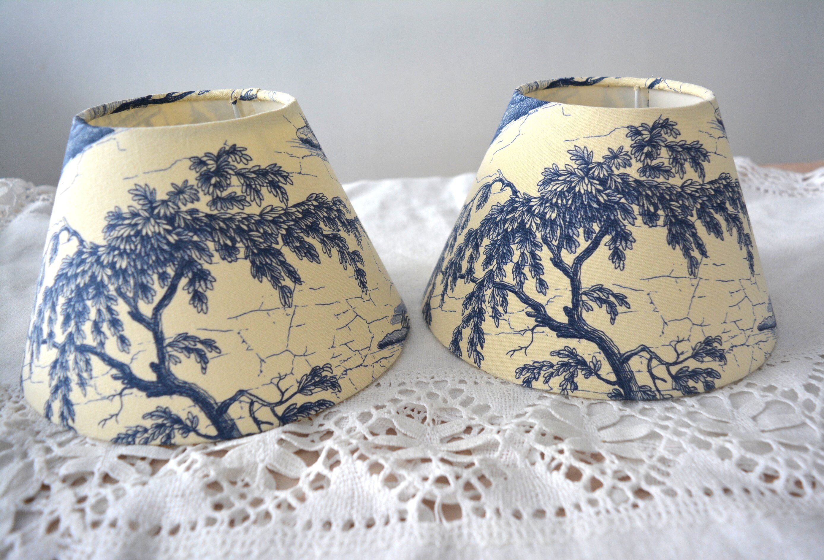 Set of 2 lampshades Toile Jouy