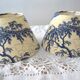 Lot de 2 abat-jours Toile Jouy