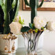 Antique vase in crystal and gilded with fine gold