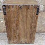 Old Art Deco display case in Burmese teak