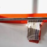 Orange towel rack by Syla from the 70s