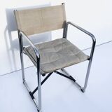 Folding Canvas Chair X75-2 Börje Lindau & Bo Lindekrantz Lammhults 1970s