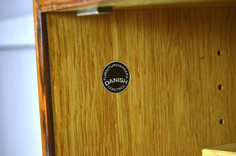 Danish wall system in Rio Poul Cadovius rosewood 1960