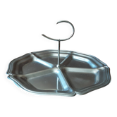 Stainless steel rotating dish