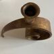 Battered iron candle holder Italian work 1970