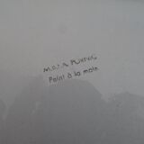 Fish dish MBFA Pornic 1960 vintage