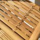 Vintage folding bamboo shelf 1950