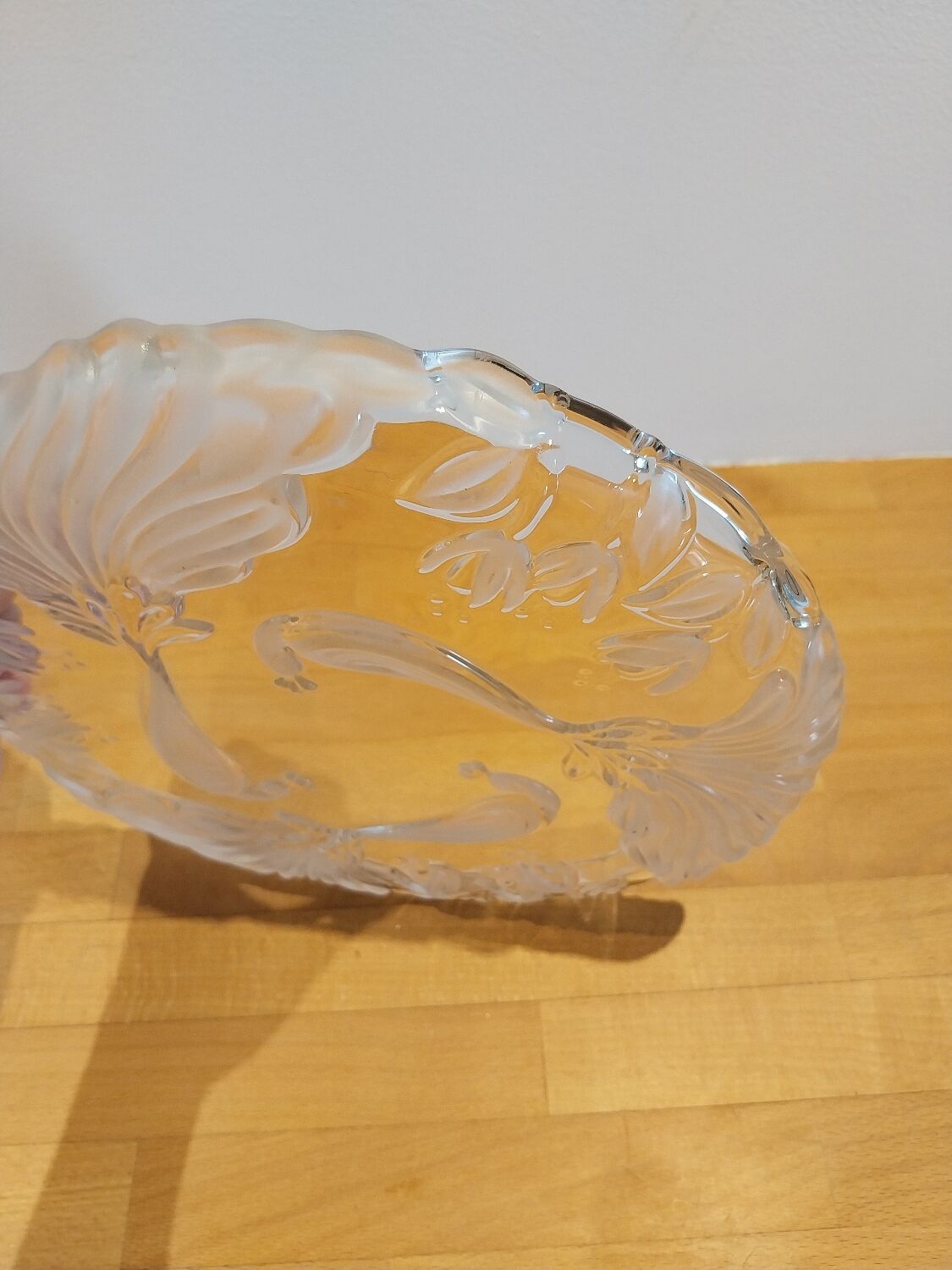 Glass dish from the 60s