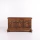 Chest – Oak – Carved details & inlay – c. 1860s