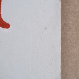 Original Pre-Columbian print, Aztecs Colombia folk 60s