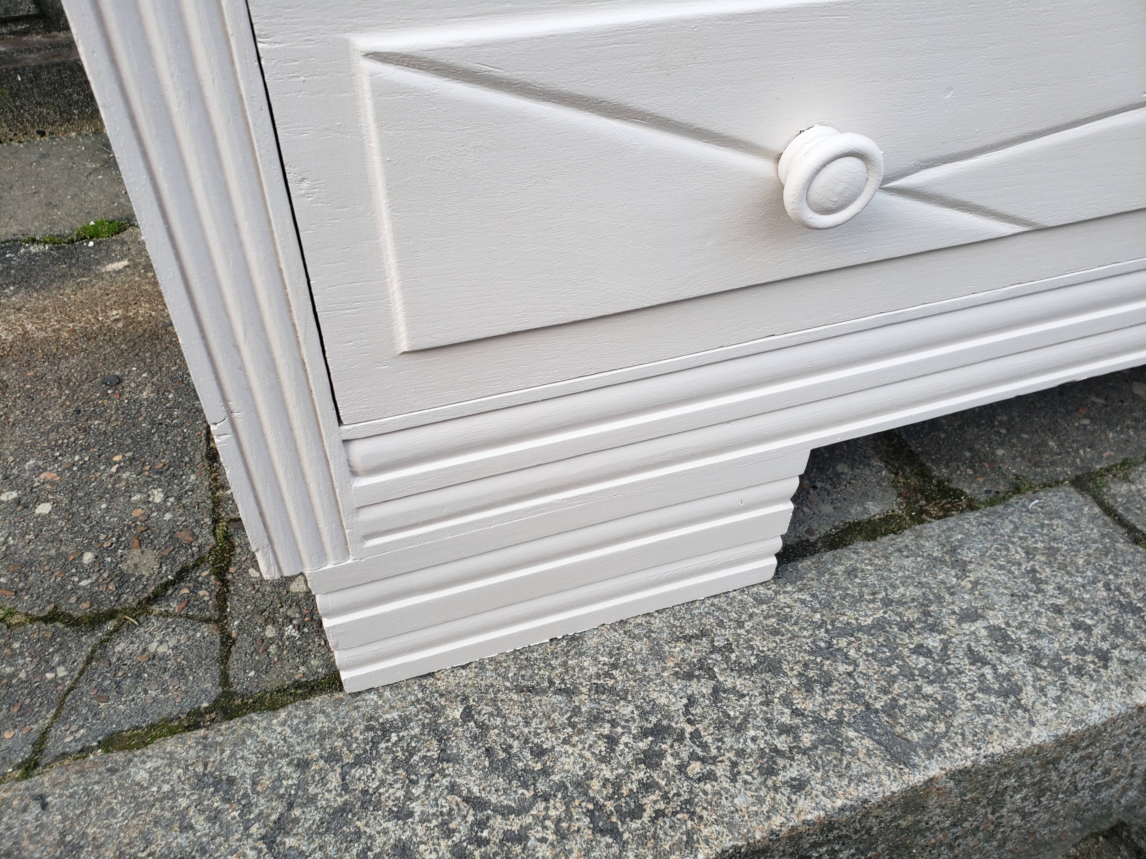Dresser vintage powder white changing table