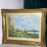 Painting, landscape, gouache by Jeanne Philippar-Quinet