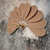 Peacock wall light