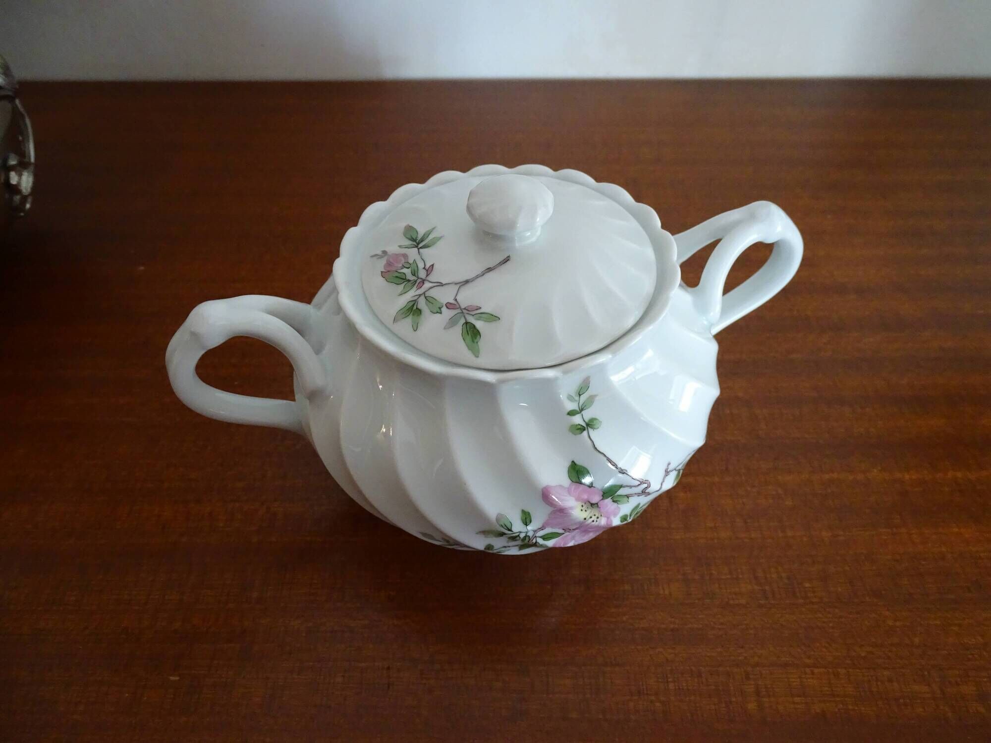 Limoges haviland porcelain sweetener - sylvie roses - tors