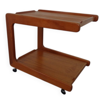 Danish Teak Serving Cart, 1960s