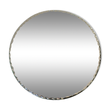 Plateau miroir rond