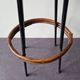 Ensemble de 4 tabourets en rotin pour Rohé Noordwolde, Pays-Bas 1960