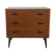 Commode scandinave années 60 teck vintage pieds compas