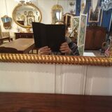 Golden mirror 75x57cm