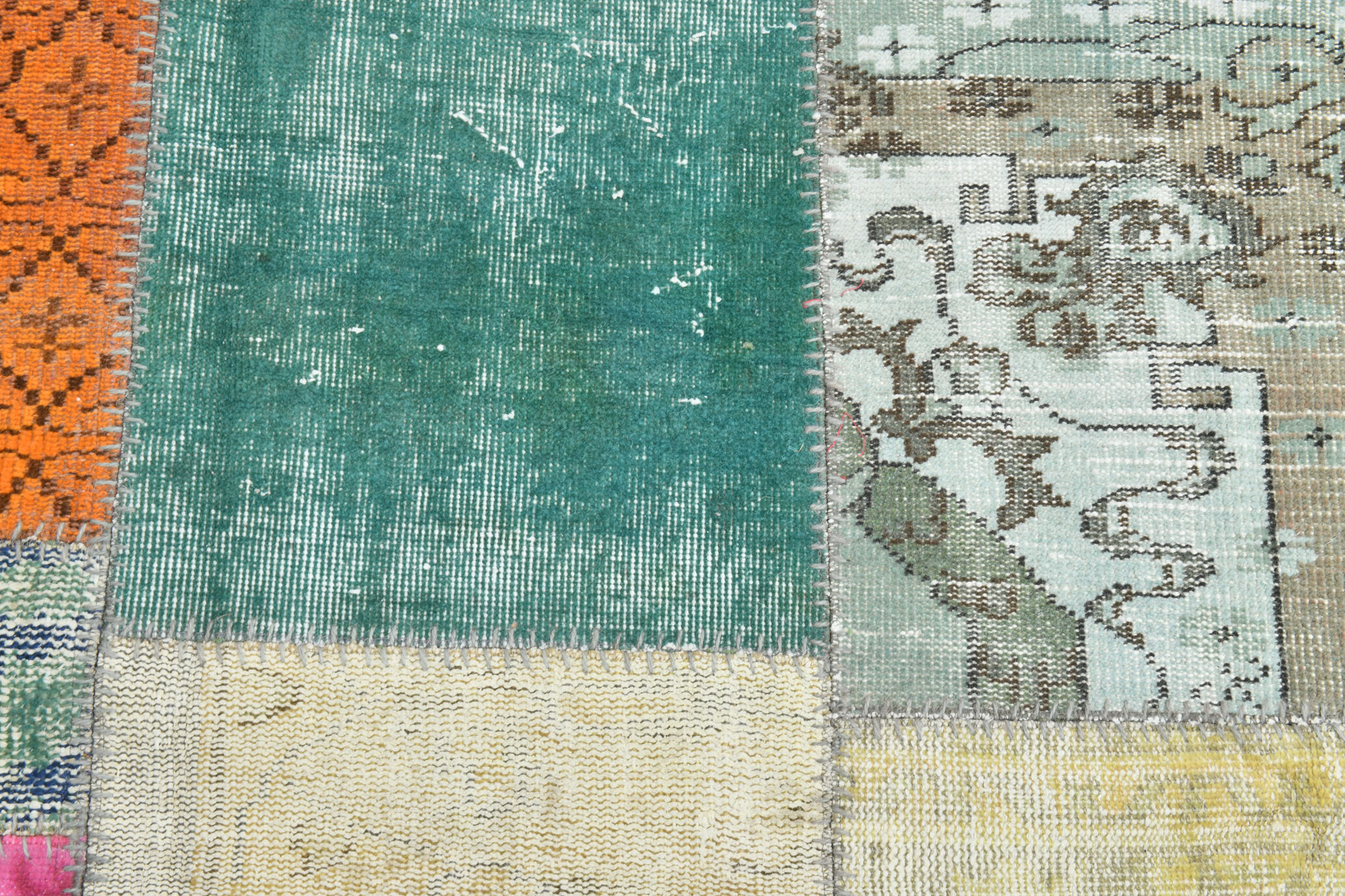 Puzle style vintage rug 354x255cm