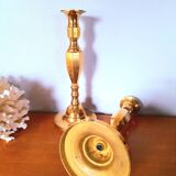 Pair of brass candlesticks