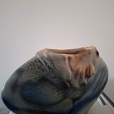 Ceramic vase with glazes