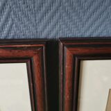 2 tableaux reproduction poires et prunes