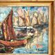 Tableau Vintage - Oil on Canvas, Signed J. Paradis – 20th Century