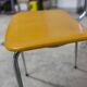 Pair of mustard-colored 70s welded Skai chairs