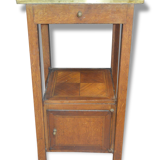 Bedside in iron and wood