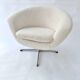 Swivel shell armchair, star legs Denmark 1960/1970