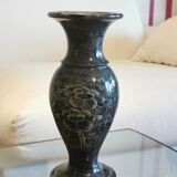 Carved marble vase