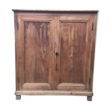 Wooden cabinet with interior doors