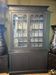 Two-body bookcase, painted in black and gray, Restoration Style model