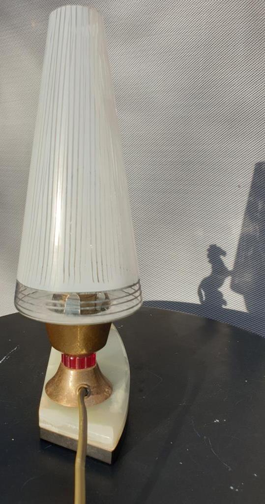 Art deco horse pitched bedside lamp 1930