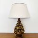 Wooden Hollywood Regency Table Lamp