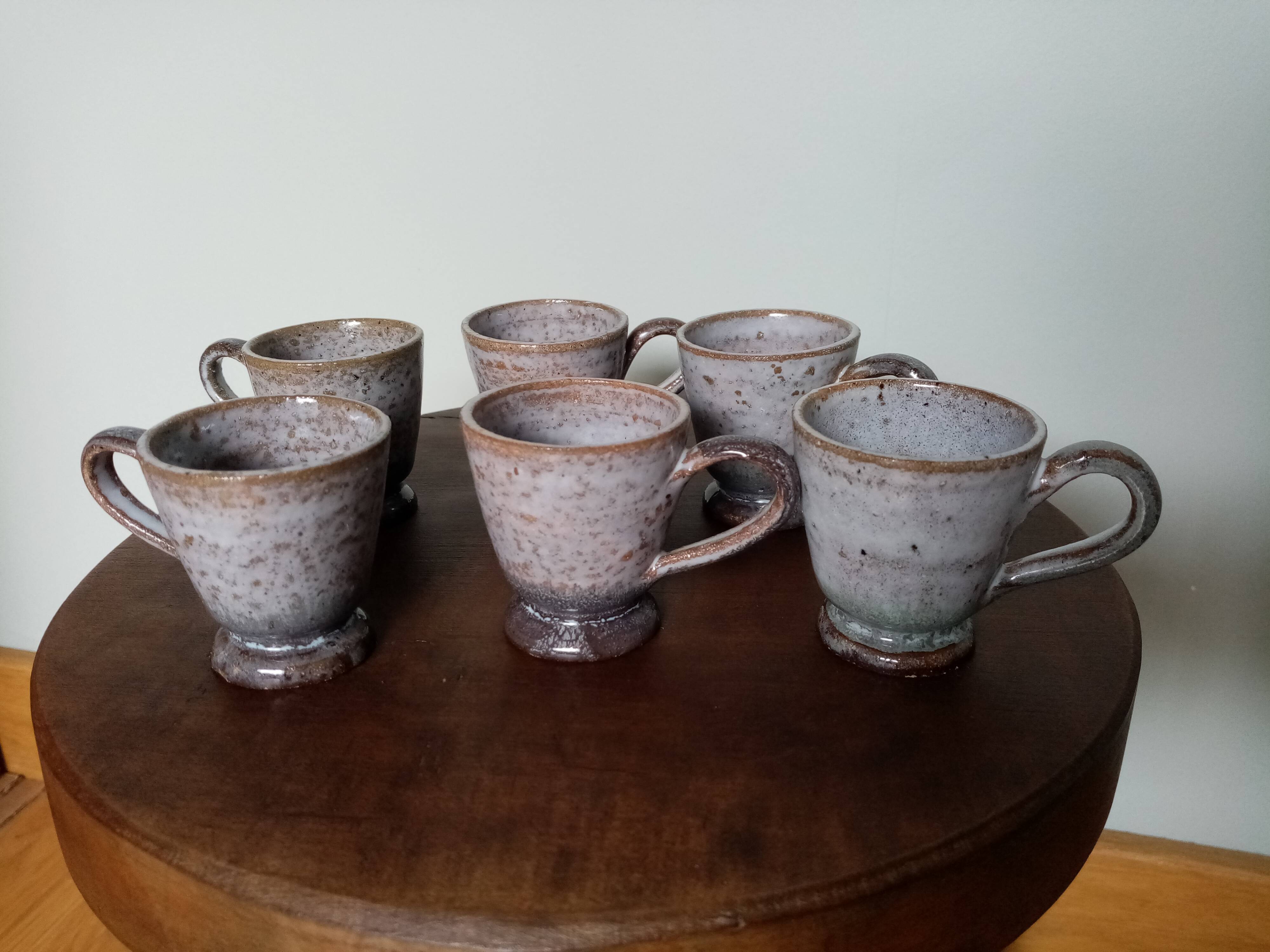 Stoneware cups or shot glasses