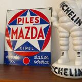 Plaque émaillée piles Mazda